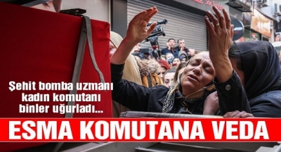Astsubay Üstçavuş Esma Çevik'in Cenaze Töreni: Esma Astsubay'ın Cenazesinde Yürekleri Dağlayan Görüntüler