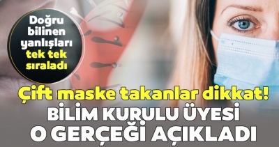 Bilim Kurulu Üyesi Maske Konusunda Uyardı
