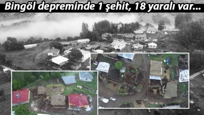 Bingöl'de Dün Geceden Beridir Artçı Sarsıntılar, Sabah Saatlerinde Bir Korkutan Deprem Daha