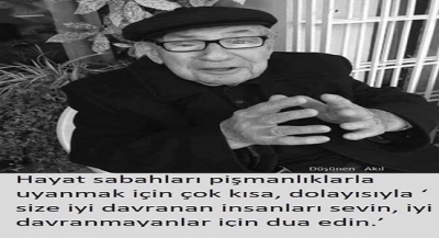 Bir gün bir taksiye atladım ve havaalanından hareket ettik...