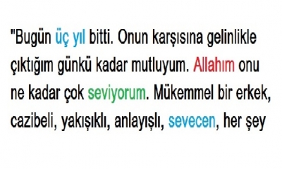 Bir Karı-Kocanın Aynı Gün Günlüğe Yazdıkları.. !!!