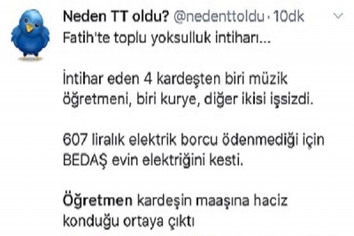 Biri Öğretmen Toplu Olarak İntihar Eden Kardeşlerin Olayında Dram Ortaya Çıktı