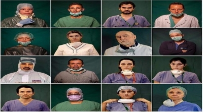 Bu Fotoğrafta Gördüğünüz Kişiler Coranavirüsü Bulaşmış Hastaları İyileştirirken Hayatlarını Kaybeden Doktorlar