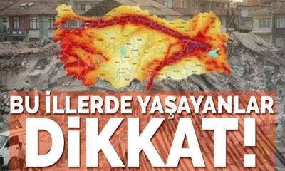 Bu İllerde Yaşayanlar Dikkat! Deprem Uzmanından Korkutan Açıklama: Sadece Bu İllerde 7.2 Büyüklüğünde Vuracak. 