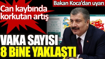 	 Can kaybında vaka sayısında korkutan artış. Bakan Koca’dan uyarı geldi