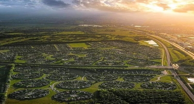 Danimarka'nın Brøndby bölgesinde yer alan aşırı düzenli bir köy...