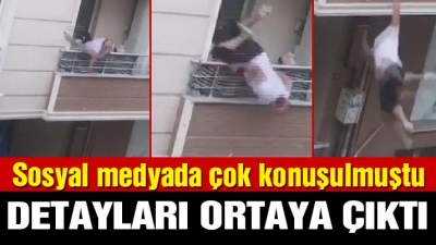 Evinin Balkonundan Sokaktaki Akrabalarıyla Tartışırken Balkondan Düşen Adamın Görüntüleri Sosyal Medyada Şok Etkisi Yarattı
