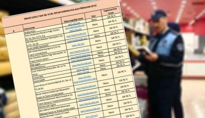Fahiş fiyatla ürün sattığı için ceza kesilen firmaların listesi