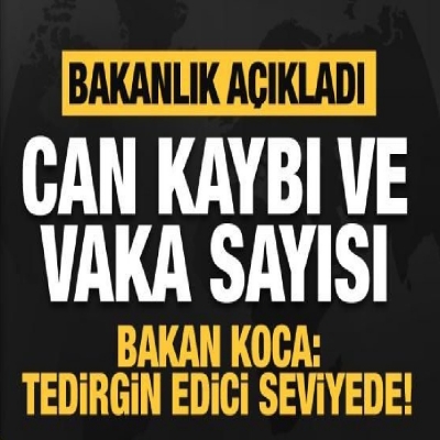 Günlük Vaka Sayısı Açıklandı: Tablo Vahim. 
