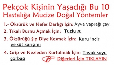 Halk arasında faydası tartışılmaz doğal sağlık yöntemlerini sizin için derledik.
