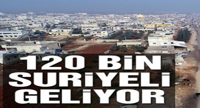 Havadan Görüntülendi: Yüz Binlerce Suriyeli Türkiye'ye Akın Ediyor