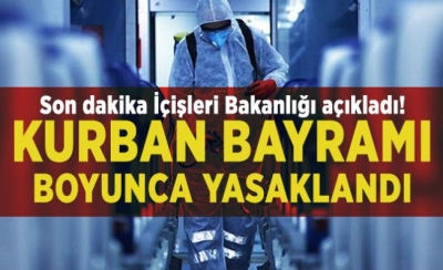İçişleri Bakanlığı 81 İle Kurban Bayramında Alınacak Önlemlere İlişkin Yeni Genelge Gönderdi