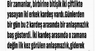 İki Kardeş Hikayesi