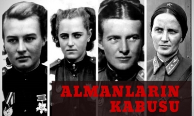 İkinci Dünya Savaşında Sovyet ordusunda yaklaşık olarak 800.000 kadın görev aldı