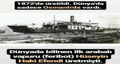 İLK ARABALI VAPURUN DOĞUŞU