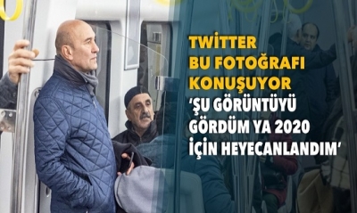 İzmir Büyükşehir Belediye Başkanı Tunç Soyer’in İzmir Metrosu’ndaki Görüntüleri Sosyal Medyada Büyük Olay Oldu