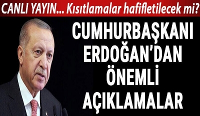 Kısıtlamalar Ne Zaman Sona Erecek? Aşı Ne Zaman Yapılacak? Cumhurbaşkanı Erdoğan'dan Önemli Açıklamalar
