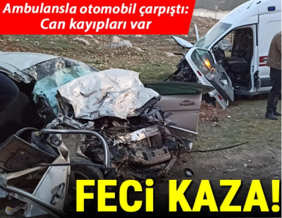 Korkunç Kaza: Ambulans ve Otomobil Çarpıştı, Çok Sayıda Ölü ve Yaralı Var