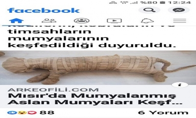 Mısır’da Aslan Mumyaları Keşfedildi