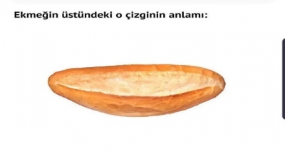 Neden ekmeğimizin üzerinde tek çizgi var hiç merak ettiniz mi ?