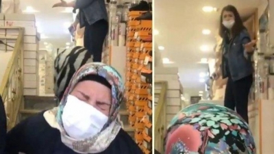 Pes dedirten anlar: Genç Kız İstediği ayakkabıyı almayan annesini merdivenden itti! 