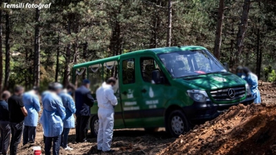 Pes Dedirten Olay! Koronadan Ölen Yakının Cenazesini Öptü