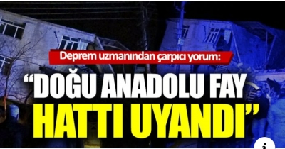 Prof. Dr. Naci Görür: Doğu Anadolu fay hattı uyanmaya başladı