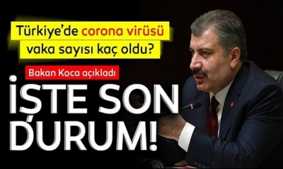 Sağlık Bakanı Fahrettin Koca Günlük Vaka Ve Ölü Sayısını Açıkladı. Dikkat Çeken Rakamlar
