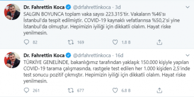 Sağlık Bakanı Fahrettin Koca paylaştı çok önemli dedi ve uyardı