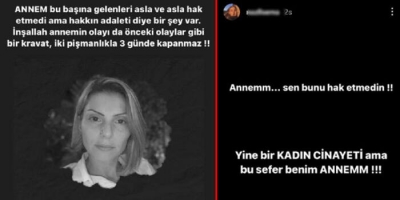 Sevgilisi Tarafında Vahşice Öldürülen Arzu Aygün'ün Kızından Yürekleri Dağlayan Paylaşım