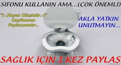 Sifonu Kullanın Ama