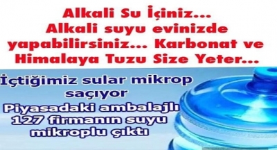Şok! 127 firmanın suyu mikroplu çıktı