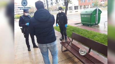 Sokağa çıkma yasağını deldi; Fanusta ki 