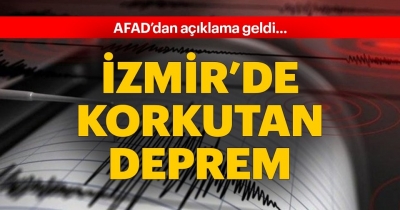 Son Dakika: İzmir'de Korkutan Deprem