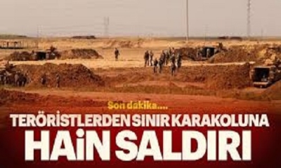 Son Dakika: PKK'lı Teröristler Sınır Karakoluna Roketle Saldırdı, Çok Sayıda Askerimiz Yaralandı