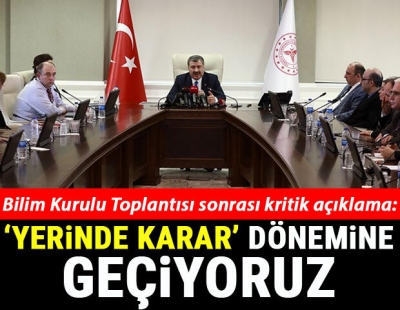 Tedbirlerle ilgili artık vaka sayılarına göre 