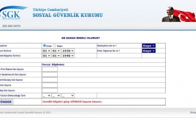 Tıkla Ne Zaman Emekli Olacağını Öğren