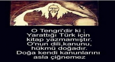 Türklerde Kök Tengri inancı. (Mavi gökyüzü)