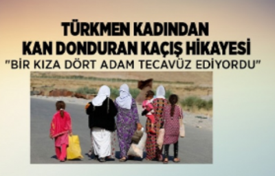 Türkmen bir kadın kan donduran kaçış hikayesini anlattı