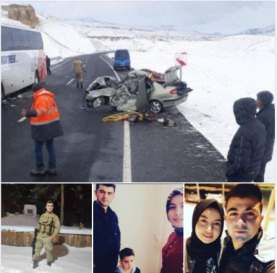 Uzman Çavuş ve Ailesi Hayatını Kaybetti: Yaşanan Korkunç Kazada Bir Aile Yok Oldu. 