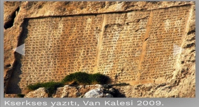Van kalesi Pers Kralı Kserkses yazıtı