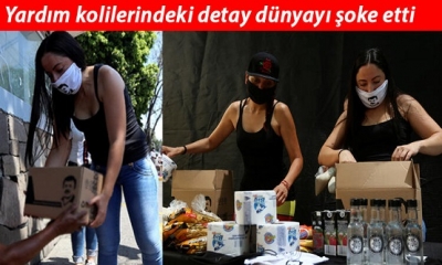  Yardım kolilerinde ki detay tüm dünyayı şoke etti