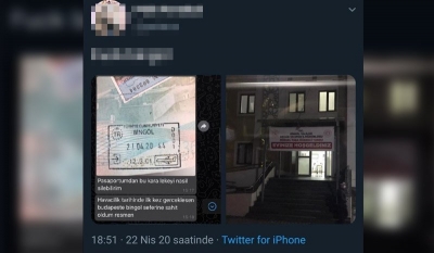 Yurt Dışından Türkiye'ye Getirilen Kişiden Skandal Paylaşım