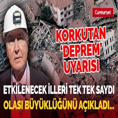 Büyük Marmara Depremi için Prof. Dr. Ercan’dan korkutan uyarı! Olası büyüklüğünü açıkladı…