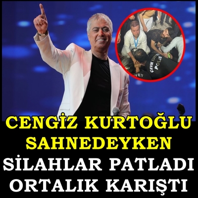 Cengiz Kurtoğlu konserinde inanılmaz olay! Sanatçı sahneden inmek zorunda kaldı!
