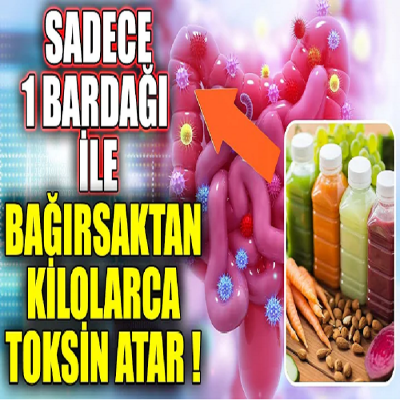 Günde 1 Bardak İçin Bağırsaklarınızı Tertemiz Yapın Rahatlayın !
