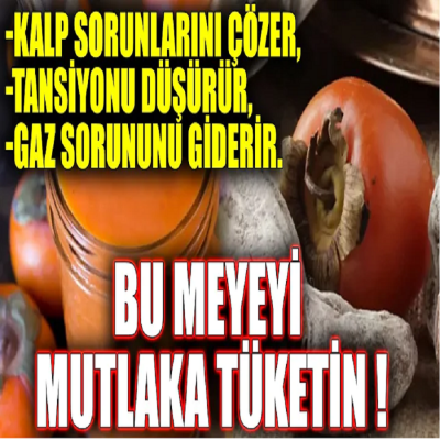 Kalp Sorunlarını Çözer, Tansiyonu Düşürür, Gaz Sorununu Giderir. BU MEYVEYİ MUTLAKA TÜKETİN !