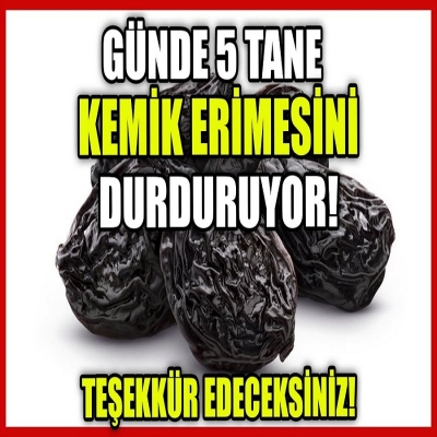 Kemikleri Çelik Gibi Yapıyor! Kemik Erimesi Riskini Bitiriyor!